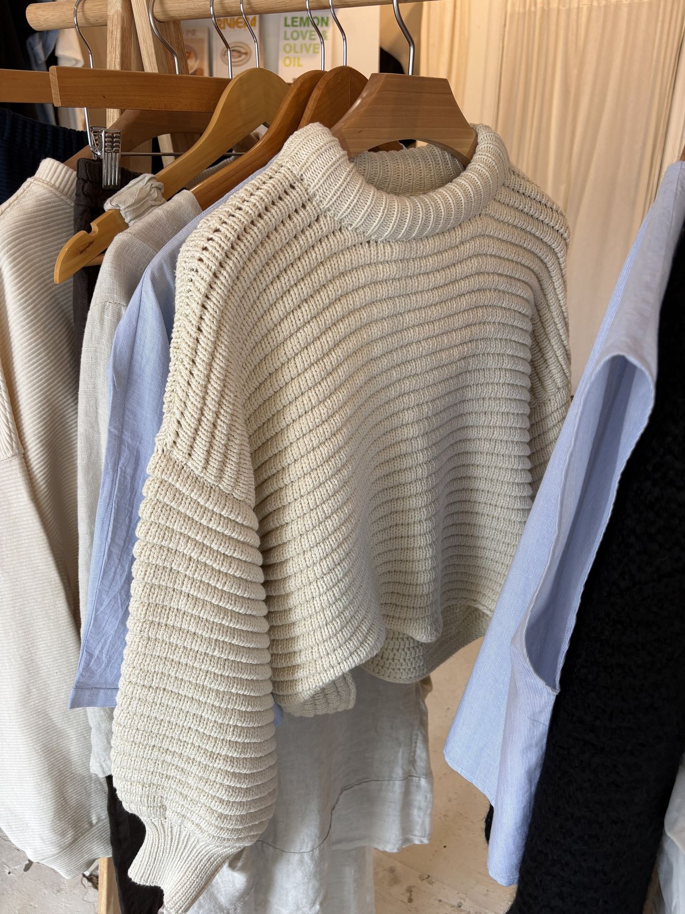 On the rail at a Richmond boutique