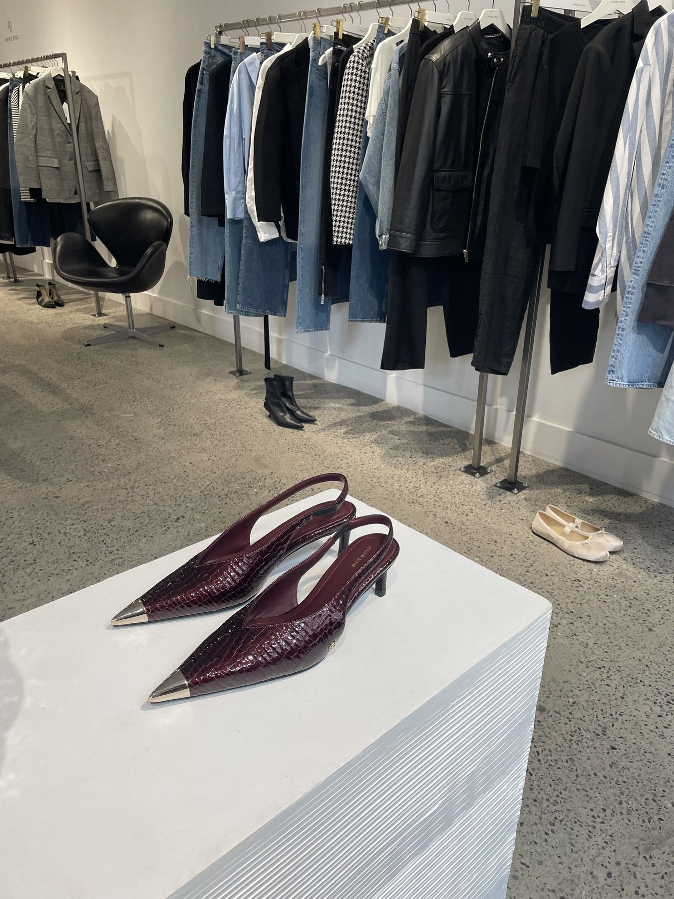 On the racks